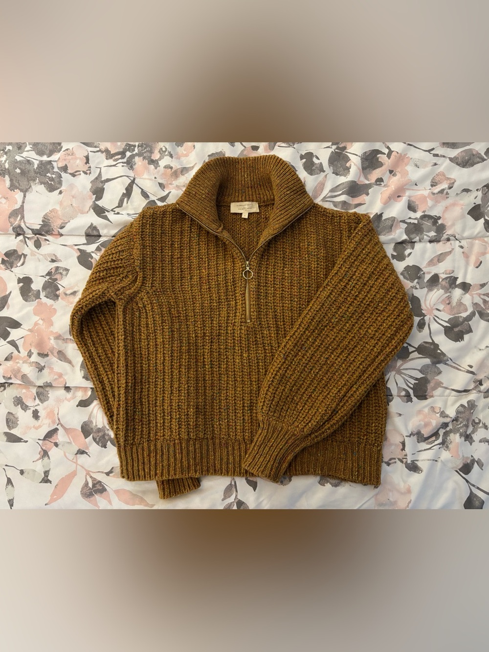 Sezane Nico half zip jumper
